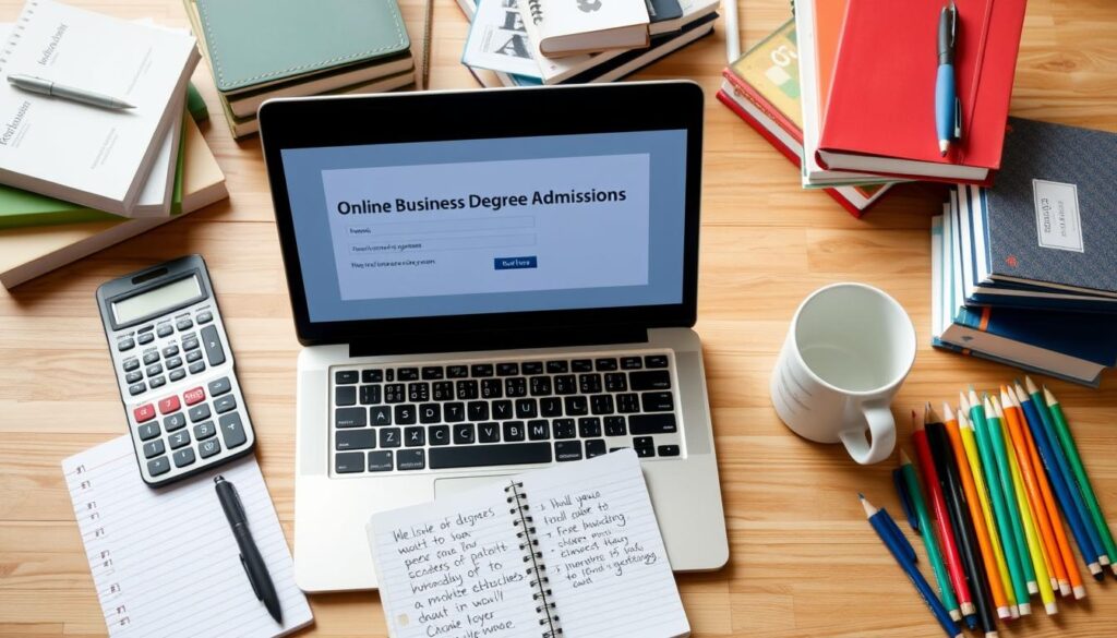 Online Business degree admission requirements