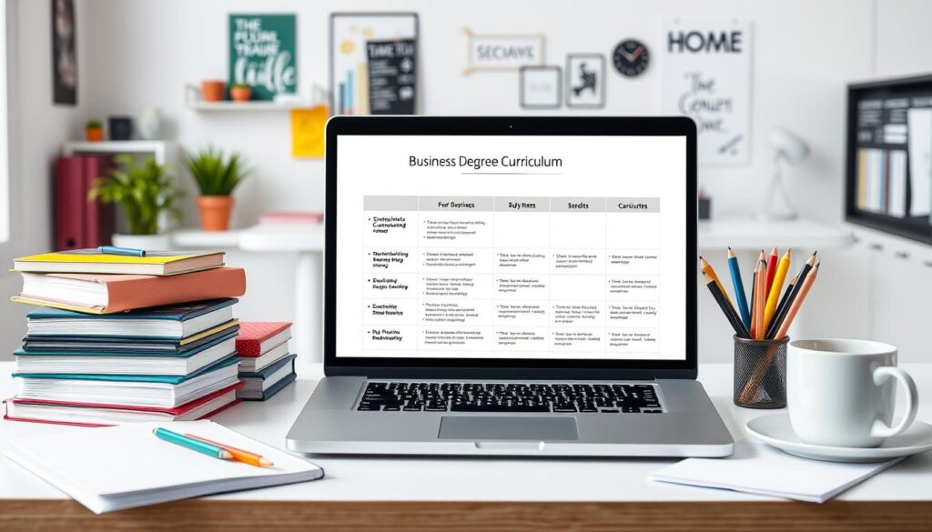 Online Business degree curriculum